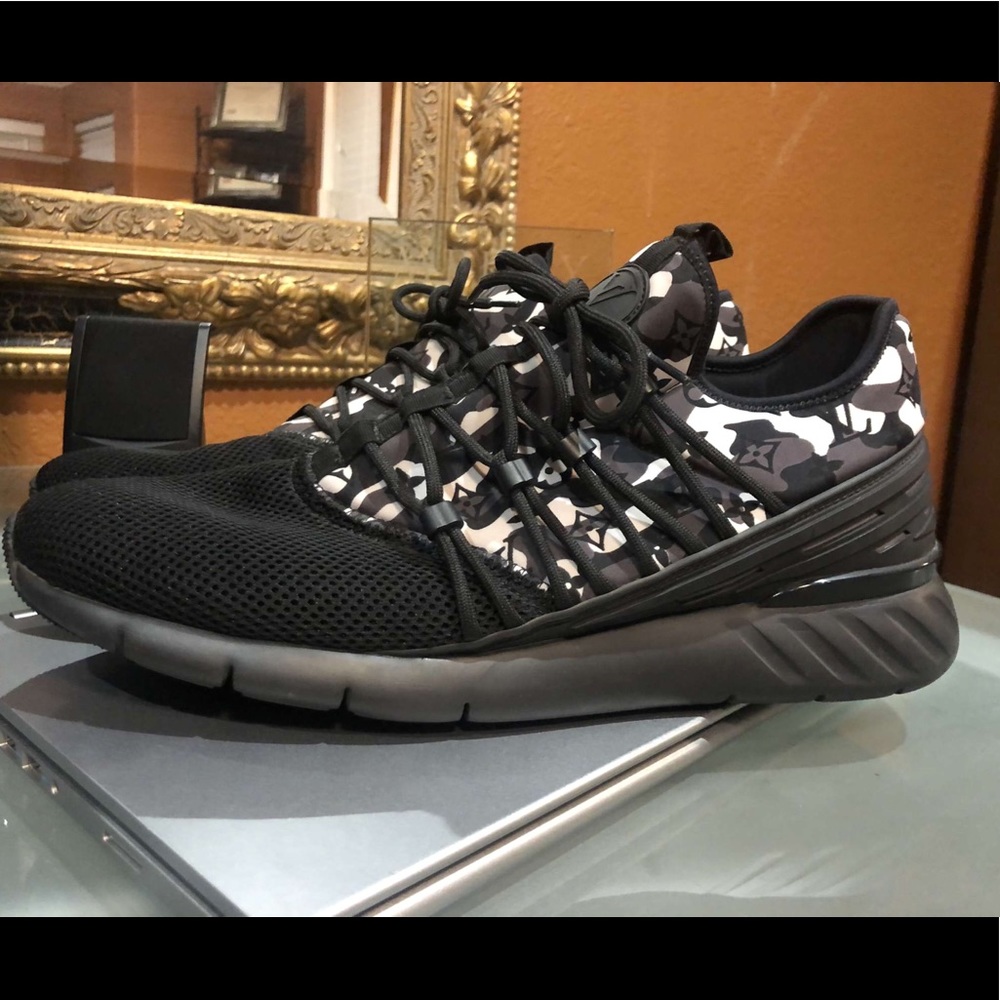Louis Vuitton Camo Fastlane Sneaker
